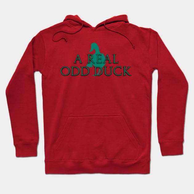 The Weekly Planet - Just a Real Odd Duck Mate Hoodie by dbshirts